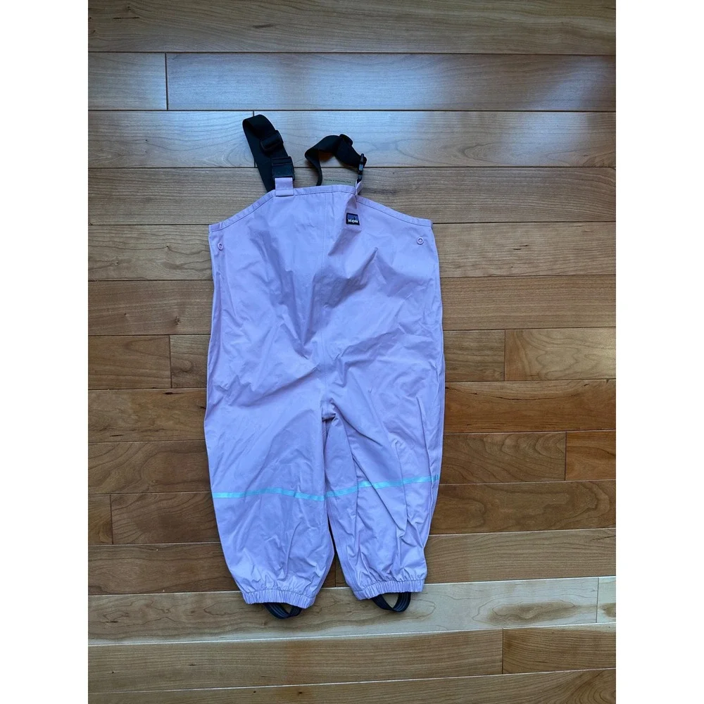 Patagonia Baby Torrentshell Bibs Purple Waterproof Rain‎ Overalls